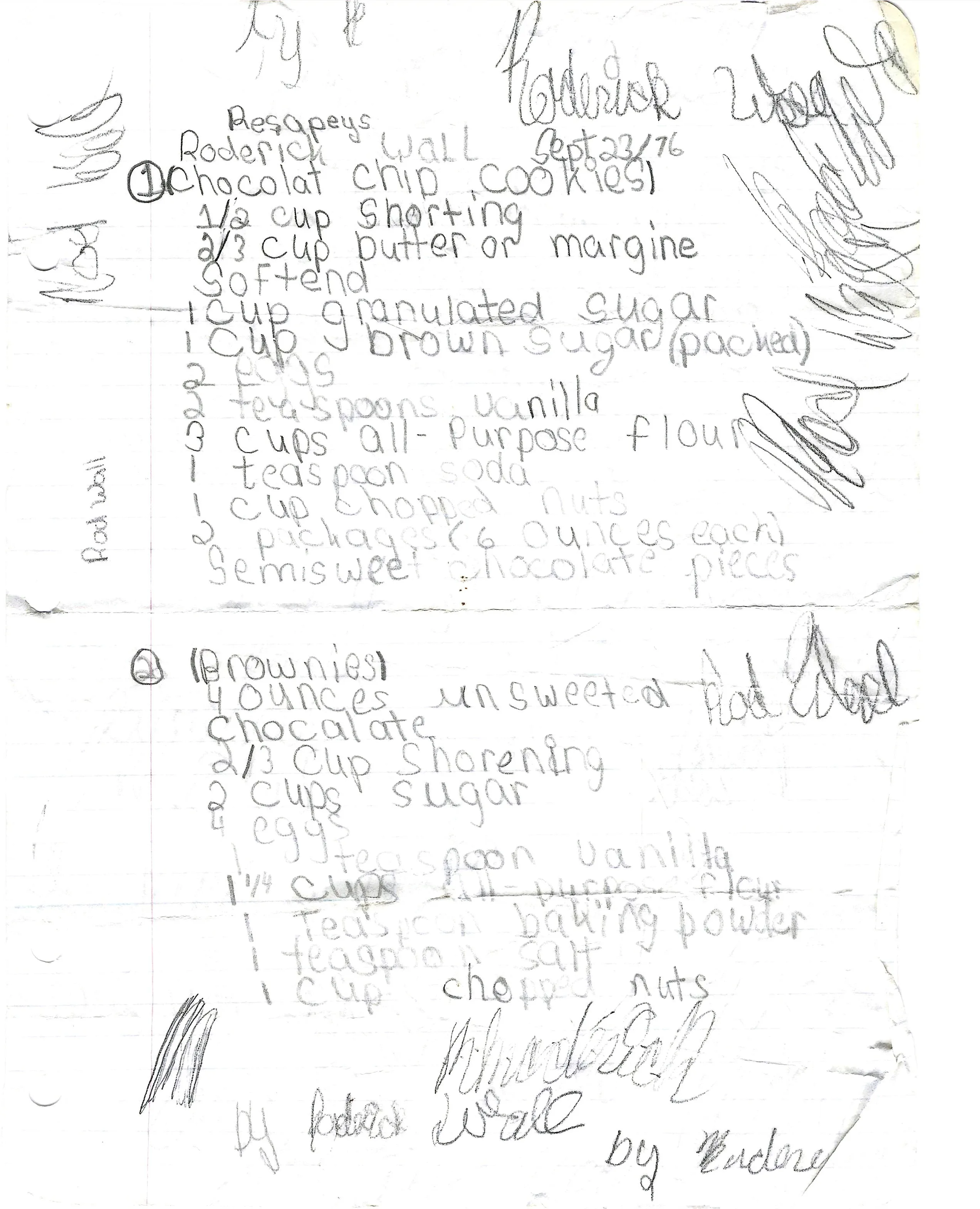 Original Handwritten Card