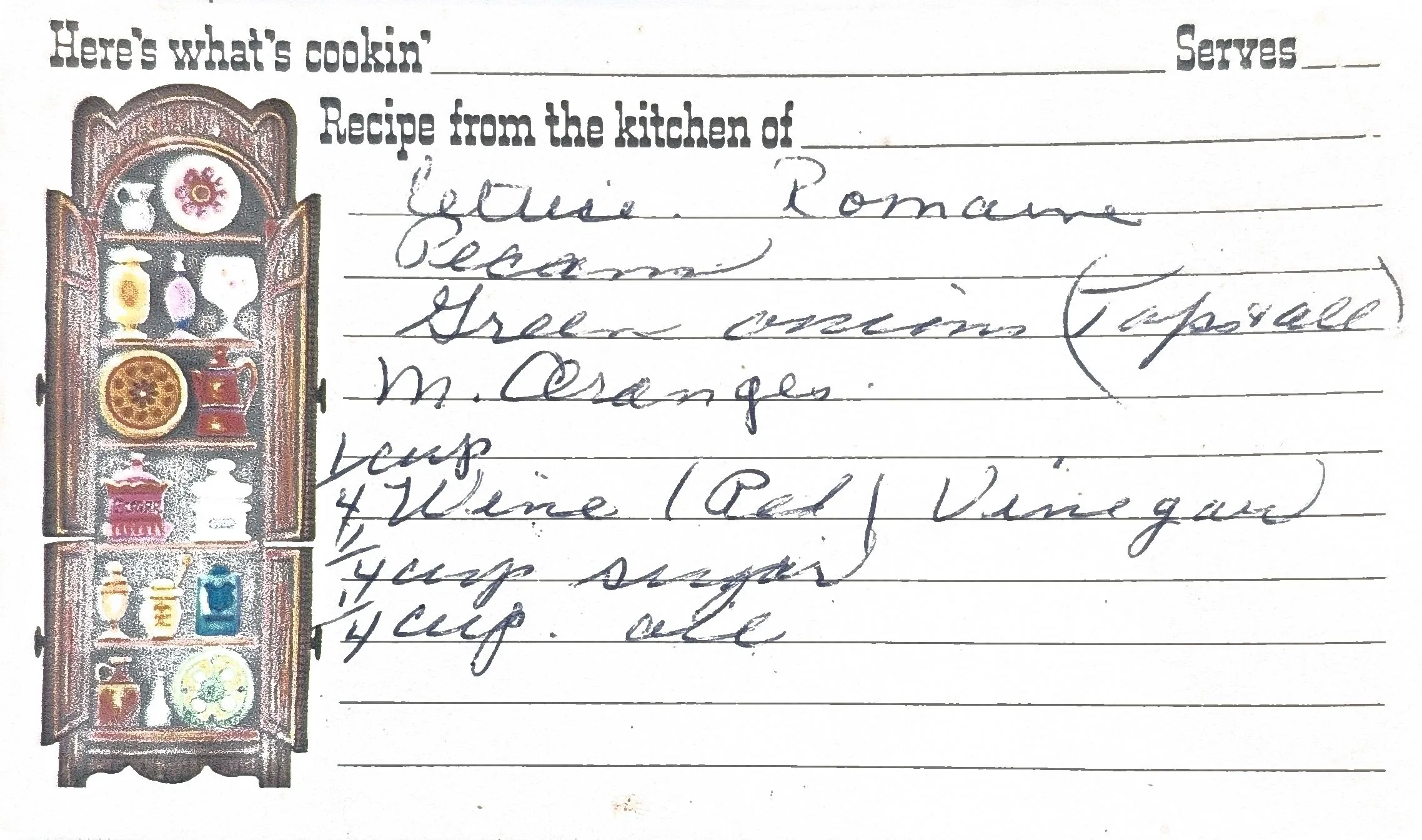 Original Handwritten Card