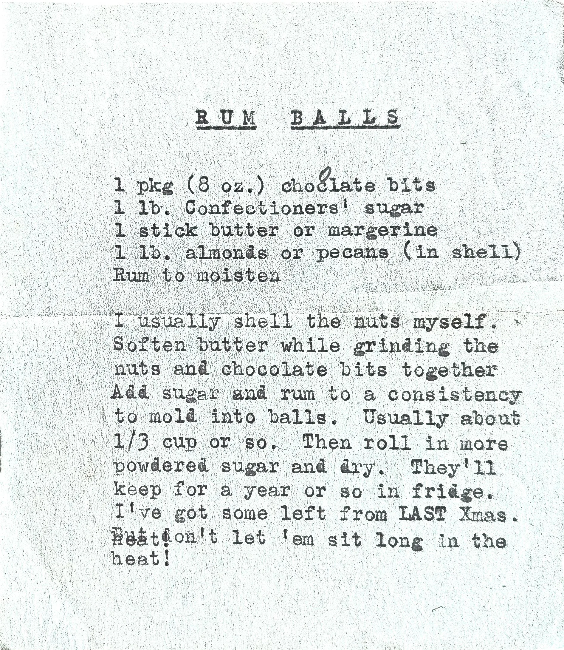 Original Handwritten Card