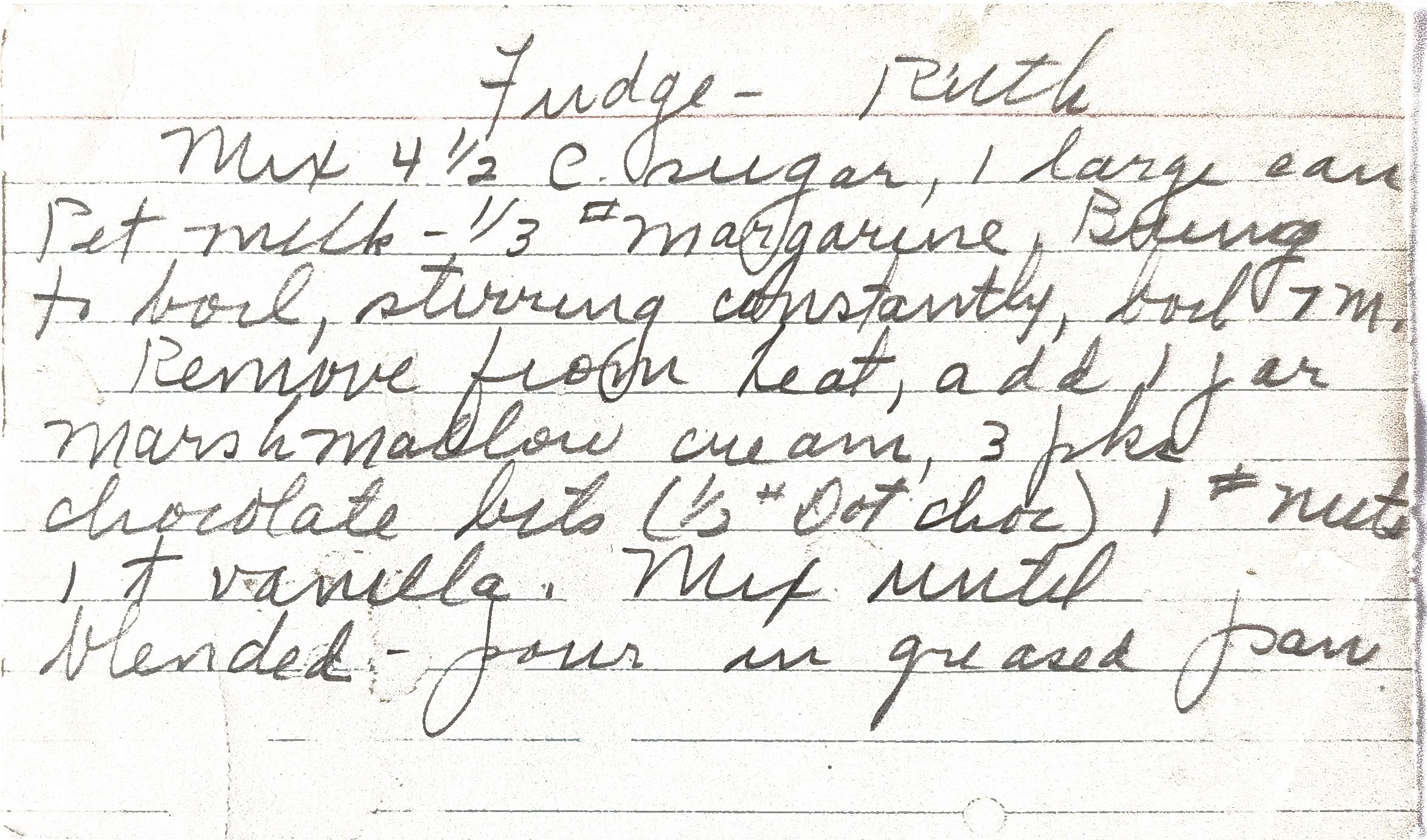 Original Handwritten Card