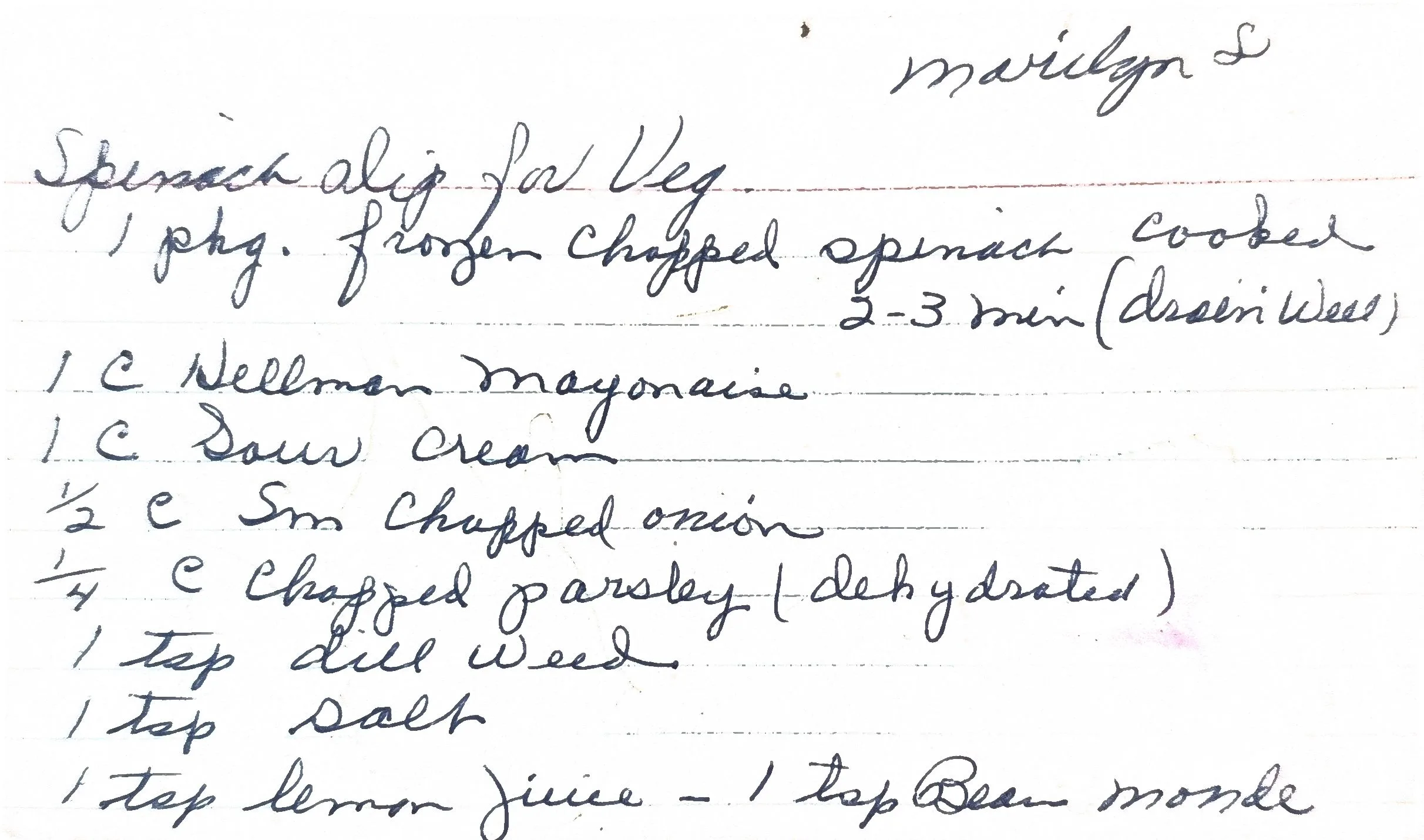 Original Handwritten Card