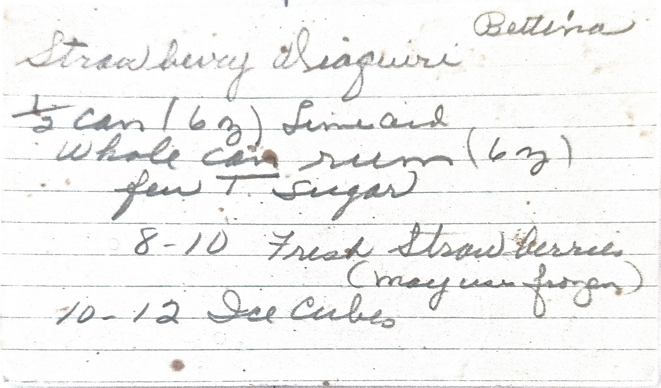 Original Handwritten Card