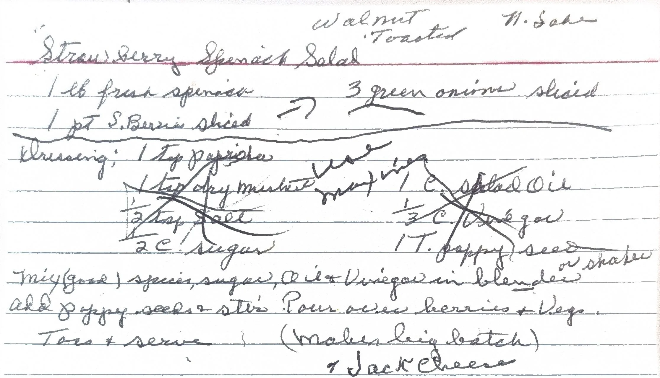 Original Handwritten Card
