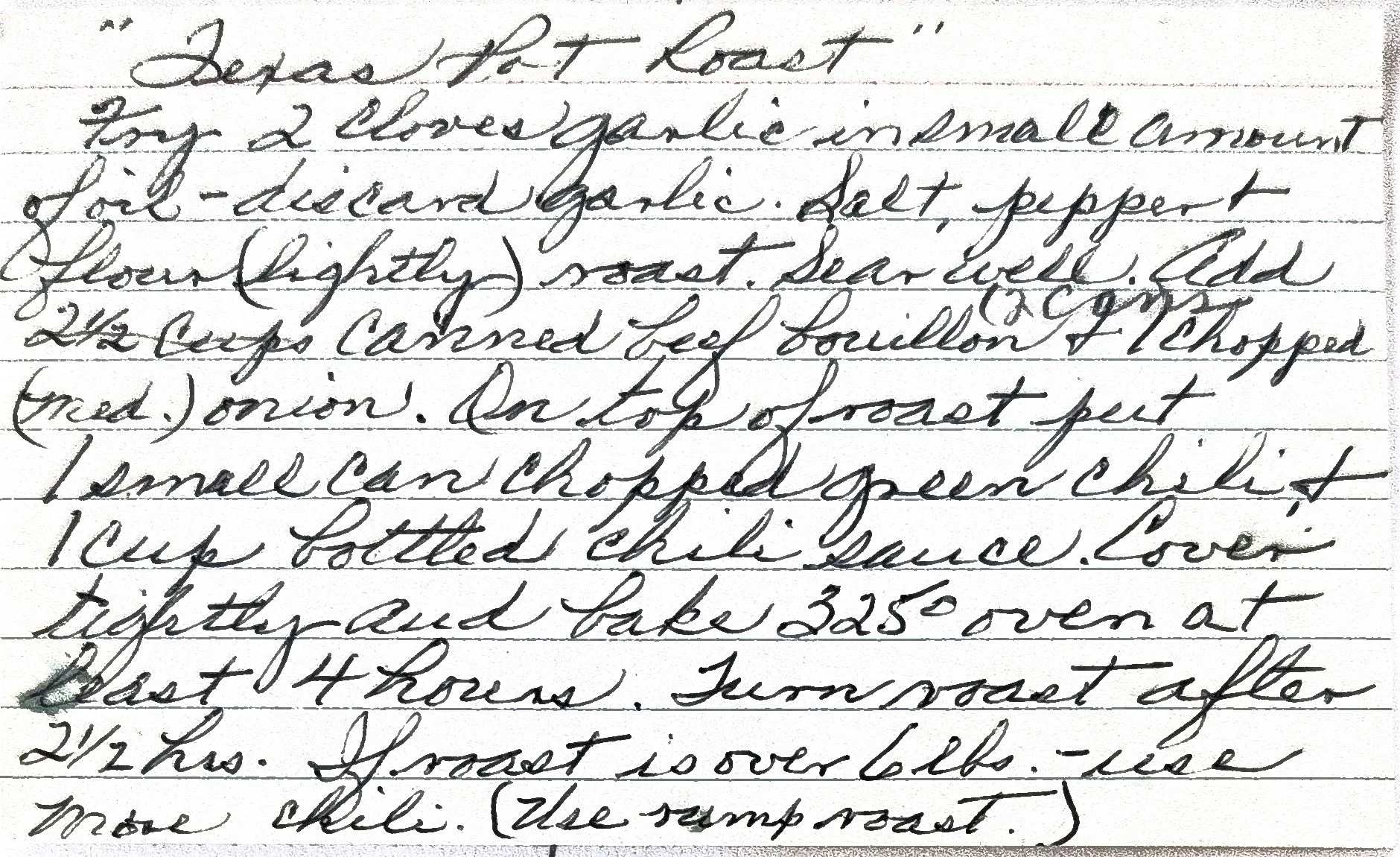 Original Handwritten Card