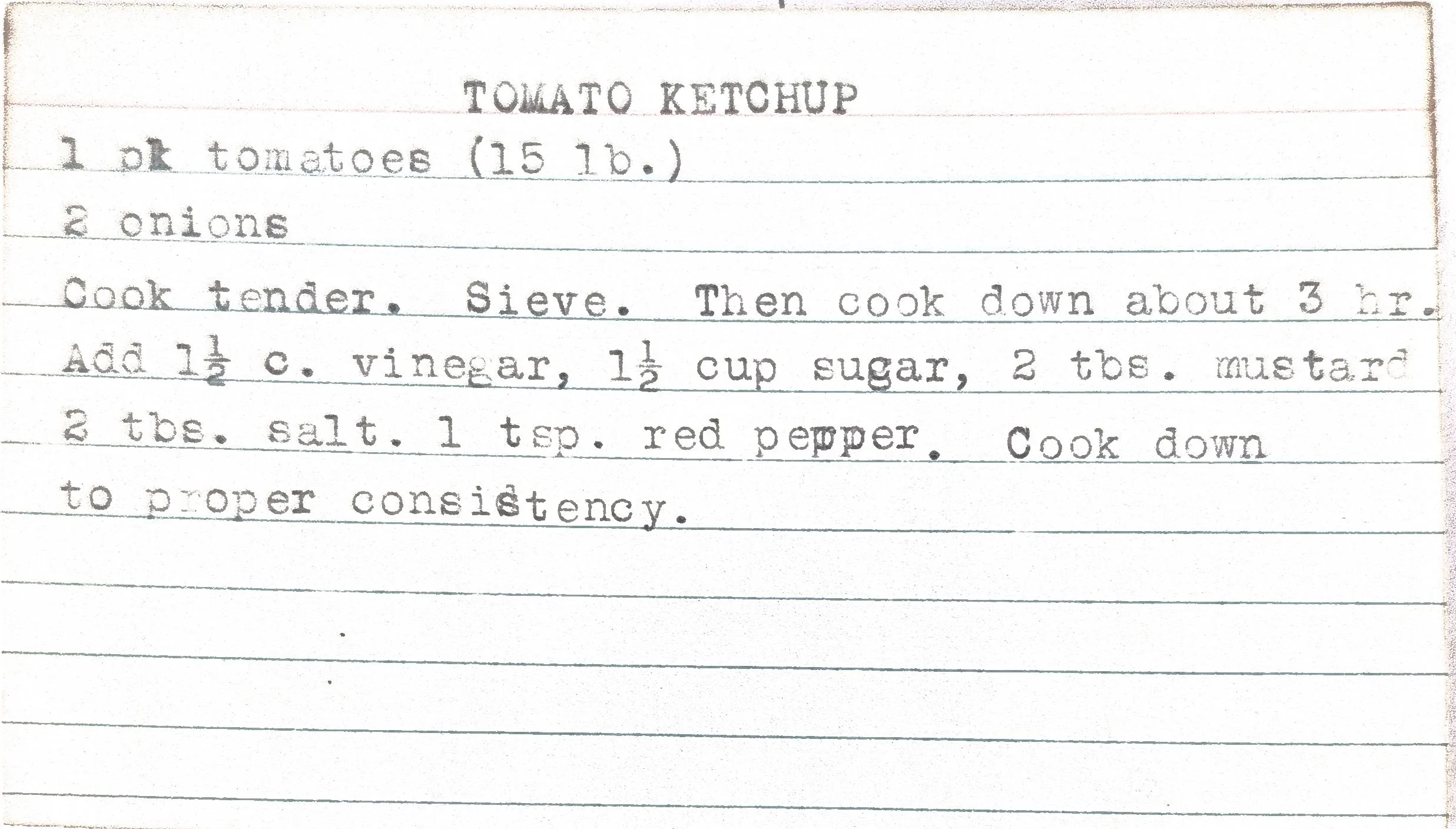Original Handwritten Card