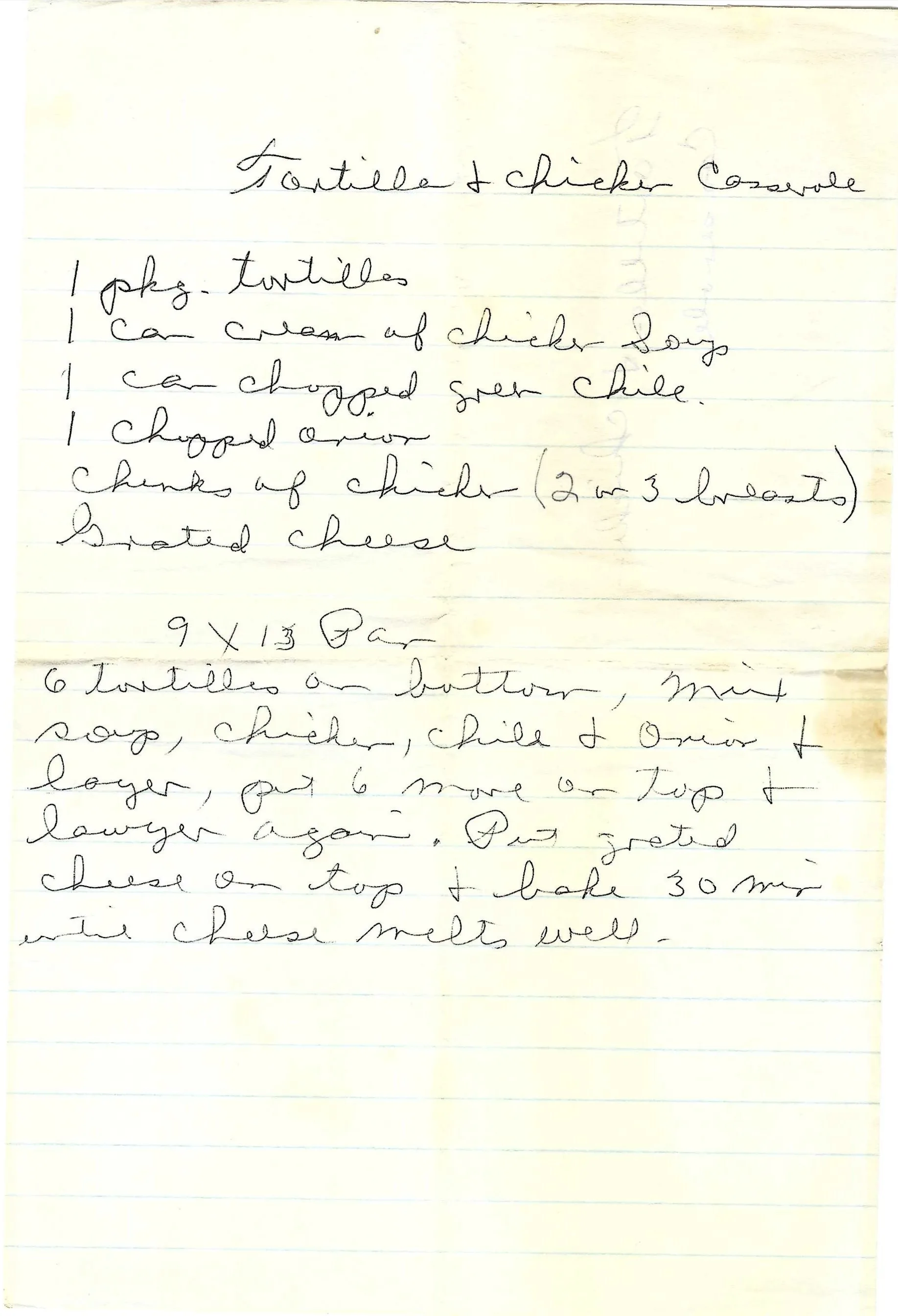 Original Handwritten Card