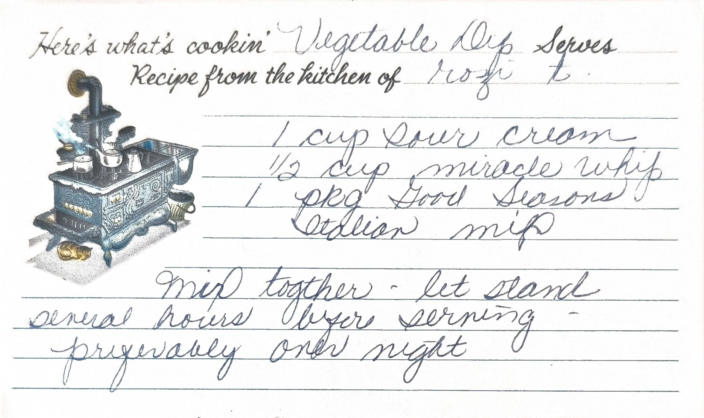 Original Handwritten Card