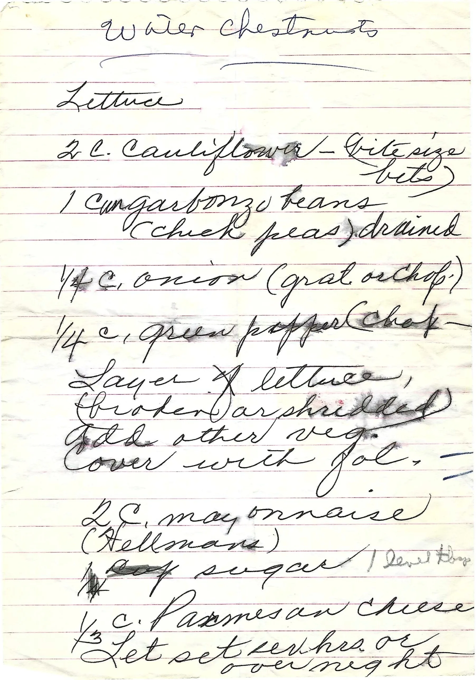 Original Handwritten Card